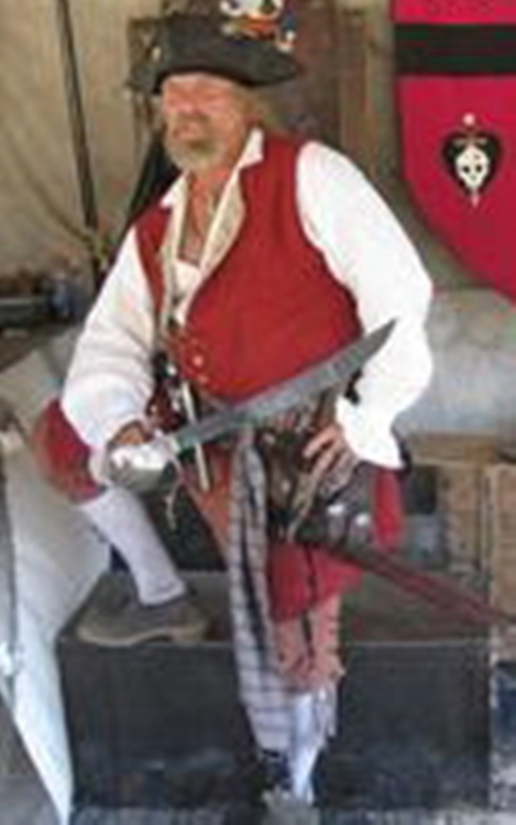 Sherie, The most authentic reproduction of early 18th century pirate clothes!