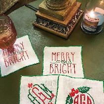 Alison, These holiday cocktail napkins are so ea...