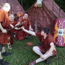 Joshua, Giving the Centurion his cut.