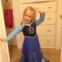 Heather, My daughter wanted to be Anna (from Froz...