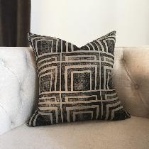 Ruth and Rhoda, Home Decor // Hand block printed pillow...