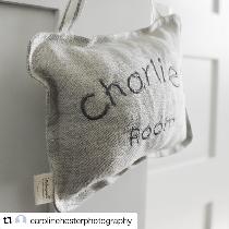 What child doesn't like to see their name on something? This personalized door hanger was made f...