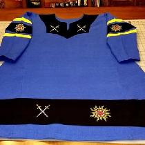 Michelle, Viking Tunic, for the Atenveldt Cut-n-Th...