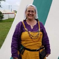 Melissa , Viking Kit from the SCA - Circa approxim...