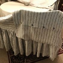 Love this linen. Easy to sew doing big projects.
Dust ruffle and Euro sham for my Grandsons bedr...