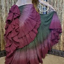 25 Yard Hem Skirt by Lady Faie hand dyed in "Vintage Rose" color palette