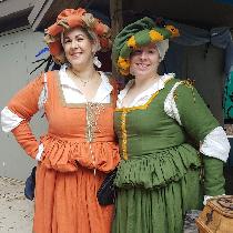Mala, Renaissance festival costumes made from...