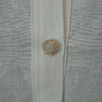 antique glass buttons on Lily blouse