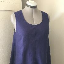 Summer tank in light-weight ABYSS, the most beautiful, saturated purple-blue color... lovely fab...