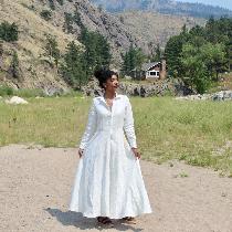 Zaji, I made my reception dress out of heavy w...