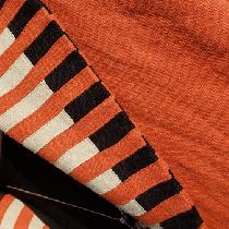 Collar detail from reversible Jacket