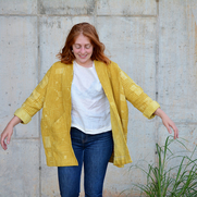 Emily, This hand-drafted jacket pattern was sew...