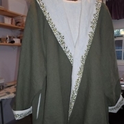 Both fabrics are IL019 the hand painted lining is bleached and the outer is Dried Herb. This fab...