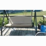 My folks needed a thick soft back cushion for their new deck swing, after the Der Echo destroyed...