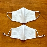These two types of face masks are made of 2-layer and 3-layer IL019 linen fabric, one with ear l...