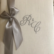 Susie, Wedding book with two initials on it bec...
