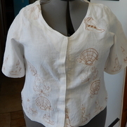 Don't remember which linen I used...Made for my mother who needs a zipper or velcro closure on h...