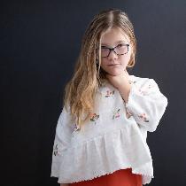 The Taylor top, in FS free pattern collection, inspired me to do it for little girls. To add a s...
