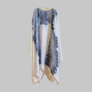 This is a wrap that I made from IL020 and hand dyed. I love how lightweight and flowing the fabr...