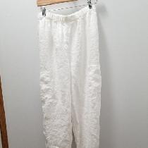 Made hubby some pajama bottoms, extra long for bent knees without riding up, hopefully the elast...