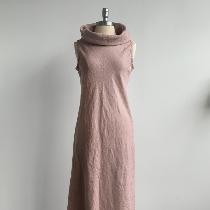 I created the same tower dress but cut it whole on bias and washed it. The fabric becomes incred...