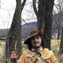 Recreation of an American Revolution uniform, known as a 