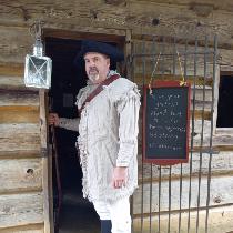 Recreation of an American Revolution uniform, known as a 