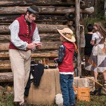 Simple linen trousers with side pockets, patterned from early 19th century Royal Navy standards...
