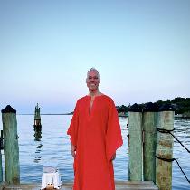 I created this caftan to wear in the beautiful beach community of Fire Island Pines here in NY t...