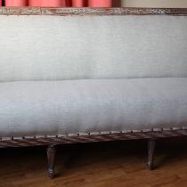 Connie, I reupholstered this beautiful 1927 maho...