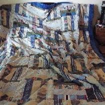 Doris, double bed size quilt I made for my gran...