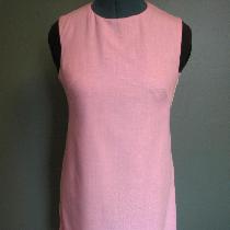 Jackie Kennedy style sheath dress.  Made of linen blend. 