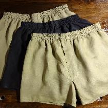 Boxer Shorts in 100% Lightweight Linen. Simple and functional. All seams turned inside out to re...