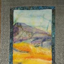 Used L19 for the background of the painting/dyeing image then cotton for the surround due to tex...