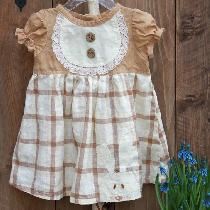 some Bunny for girls as well - on a dress in earthy colors