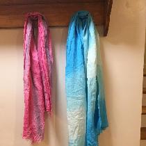 IL030 dyed scarves.