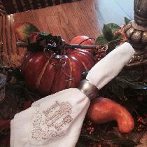 20 inch linen Optic White IL090 napkin