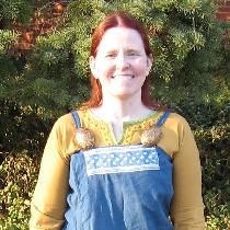 Catherine, Wraparound Viking apron dress design (ex...