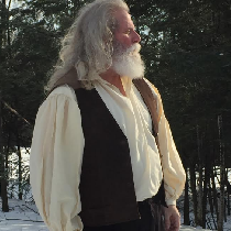 Heidi's Grandfather. Made shirt, vest and pants.