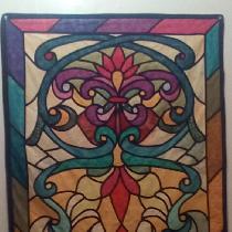 Judy, Church stained glass....batiks