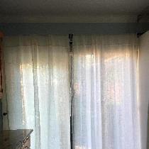 , Curtains for a French Door, made with Il...