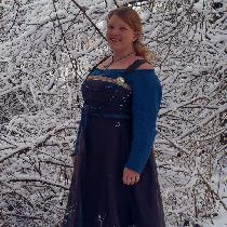 Katherine, This viking style apron dress is made 10...