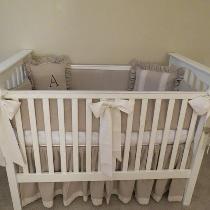 Cynthia, Neutral crib set, (will it be a boy, or...