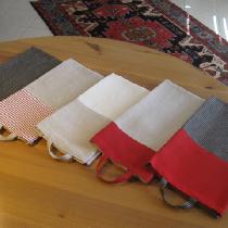 Berit, Guest/Kitchen towels made with two color...