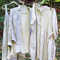 I've fell in love with linen!  This is a collection of a slip dress, tunic top, dress and jacket...