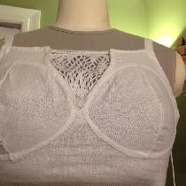 Front view of my Lengberg bra reconstruction.