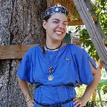 IS003 Ultramarine - Woman's Roman Tunica (for SCA use), hand-sewn. I live in Missouri and events...