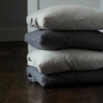Katalyn, Linen floor cushions using 4C22 Graphite...
