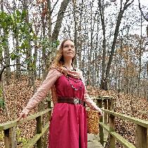 Johni-ann, I made this durable viking inspired dres...