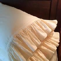 Ruffled Linen Pillowcases